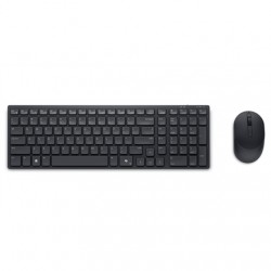 Dell | Silent Keyboard and Mouse | KM555 | Keyboard and Mouse Set | Wireless | US International (QWERTY) | Black | 2.4 GHz, Blue