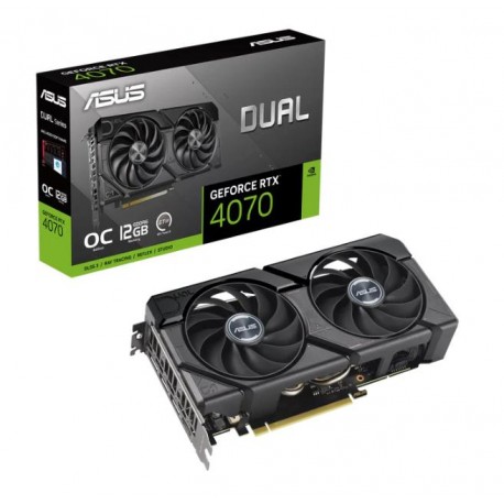 Graphics Card|ASUS|NVIDIA GeForce RTX 4070|12 GB|GDDR6|192 bit|PCIE 4.0 16x|Triple slot Fansink|1xHDMI|3xDisplayPort|DUAL-RTX407