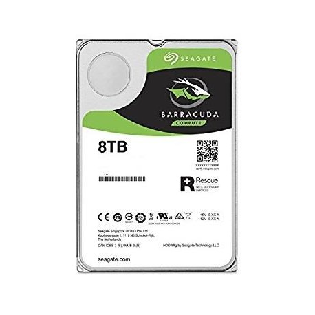 HDD|SEAGATE|Barracuda|8TB|SATA 3.0|256 MB|5400 rpm|Discs/Heads 4/8|3,5"|ST8000DM004