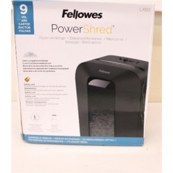 SALE OUT. Fellowes Powershred LX50 Cross-Cut Shredder | Powershred | LX50 | Black | 17 L | Credit cards shredding | DAMAGED PACK