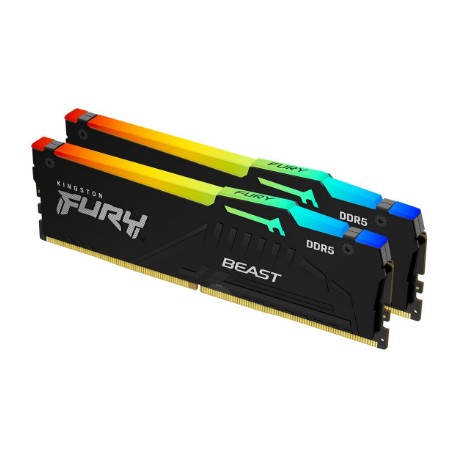 Kingston KF568C34BBEAK2-32 32GB 6800MT/s DDR5 CL34 DIMM (Kit of 2) FURY Beast Black RGB EXPO