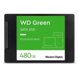 SSD|WESTERN DIGITAL|Green|480GB|SATA 3.0|SLC|Read speed 545 MBytes/sec|2,5"|MTBF 1000000 hours|WDS480G3G0A