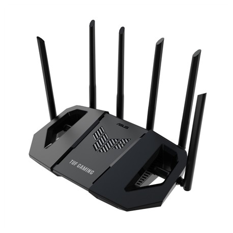 Asus | Dual Band WiFi 7 Extendable Gaming Router | TUF Gaming BE6500 | 802.11be | 6500 Mbit/s | Ethernet LAN (RJ-45) ports 4 | M