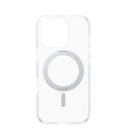 CARE Feature Case | Back cover | Apple | iPhone 16 PRO | Recycled plastic | Silver | Kickstand & MagSafe