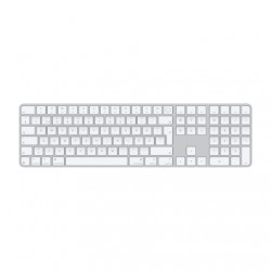 Apple Magic Keyboard with Touch ID and Numeric Keypad for Mac models with Apple silicon - Swedish - White Keys | Apple