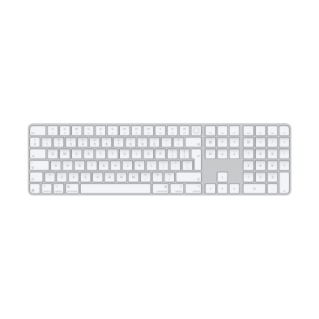 Apple Magic Keyboard with Touch ID and Numeric Keypad for Mac models with Apple silicon - International English - White Keys | A
