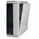 SOMI Networks | 9U, 19″ Network Wall Cabinet | 9U-60/45C | Gray | With Front Glass Doors Assembled | Depth: 45 cm
