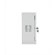 SOMI Networks | 3U, 19” Standard Vertical Installation Vertical Mount Cabinet | 3U-54/18SNC | Gray | Cable Entrances Glass Doors