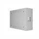 SOMI Networks | 3U, 19” Standard Vertical Installation Vertical Mount Cabinet | 3U-54/18SNC | Gray | Cable Entrances Glass Doors