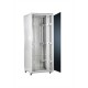 SOMI Networks | 27U, 19″ Freestanding Cabinet | 27U-60/60NAC | Gray | Max Load 800kg Removable and Lockable Side Panels Glass Do