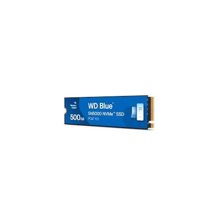 SSD|WESTERN DIGITAL|Blue SN5000|500GB|M.2|PCIe Gen4|NVMe|Write speed 4000 MBytes/sec|Read speed 5000 MBytes/sec|2.38mm|TBW 300 T