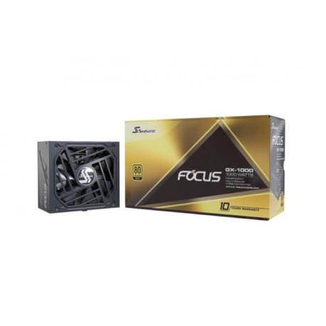 Power Supply|SEASONIC|FOCUS GX ATX 3.0|1000 Watts|Efficiency 80 PLUS GOLD|MTBF 100000 hours|FOCUS-GX-1000-V4