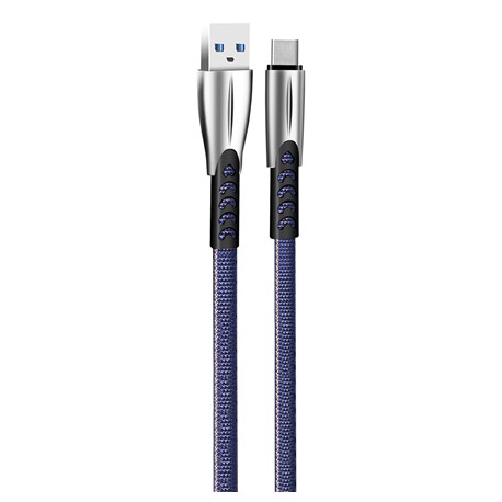 ColorWay Cable USB Type-C (Zinc Aalloy) 2.4А, 1m | CW-CBUC012-BL