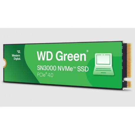 SSD|WESTERN DIGITAL|Green|1TB|M.2|PCIe Gen4|NVMe|Write speed 4200 MBytes/sec|Read speed 5000 MBytes/sec|2.3mm|TBW 150 TB|WDS100T