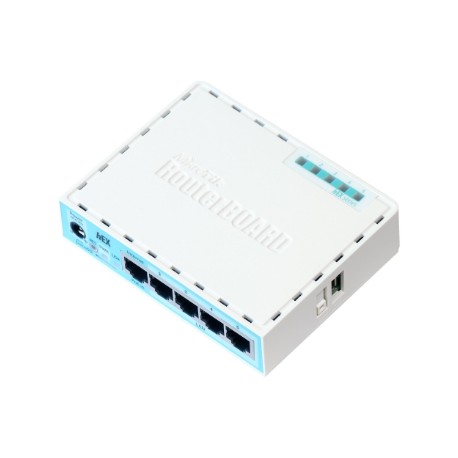 Mikrotik Wired Ethernet Router (No Wifi) RB750Gr3, hEX, Dual Core 880MHz CPU, 256MB RAM, 16 MB (MicroSD), 5xGigabit LAN, USB, PC