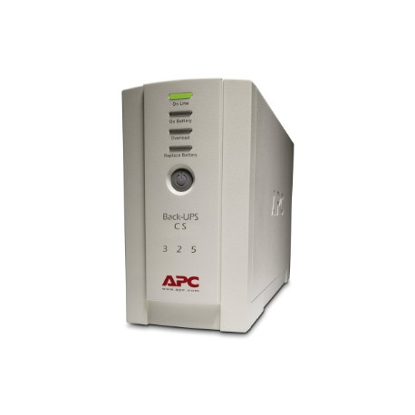 APC Back-UPS CS 325VA, 230V, no auto-off software, 4 IEC sockets (1 overvoltage), Sandy