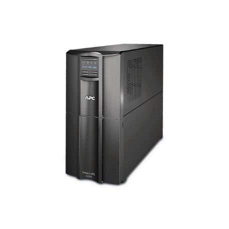 APC Smart-UPS, LINE Interactive, 2200VA, Tower, 230V, 8x IEC C13 + 2x IEC C19 sockets, SmartConnect port + SmartSlot, AVR, LCD, 