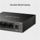 Mercusys 5-Port Gigabit Desktop Switch | MS105GS | Unmanaged | Desktop | Gigabit Ethernet (copper) ports quantity 5