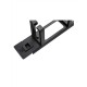 SOMI Networks | 19“ Toolless Cable Management Bar with 5pcs Plastc Rings | CMB-02-TOL | Black | Ring Diameter 45x70mm