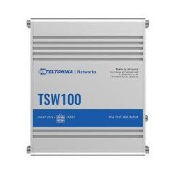 Switch|TELTONIKA|TSW100|5xRJ45|PoE+ ports 4|120 Watts|TSW100