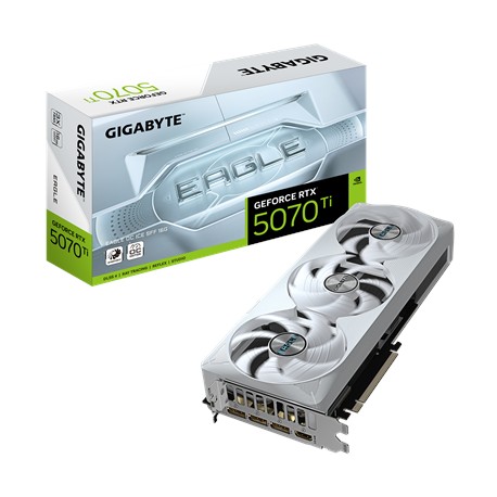 Gigabyte GeForce RTX 5070 Ti EAGLE OC ICE SFF 16G | NVIDIA | 16 GB | GeForce RTX 5070 Ti | GDDR7 | HDMI ports quantity 1 | PCI-E