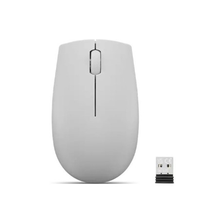 Lenovo | Compact Mouse with battery | 300 | Wireless | Arctic Grey