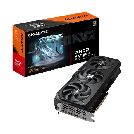 Gigabyte Radeon RX 9070 XT GAMING OC 16G | AMD | 16 GB | Radeon RX 9070 XT | HDMI ports quantity 2 | PCI-E 5.0