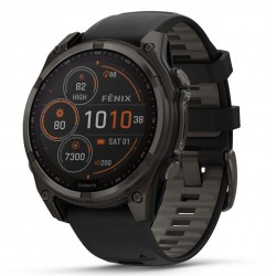 SMARTWATCH FENIX 8 SAPP. SOLAR/BLACK/GRAY 010-02906-11 GARMIN