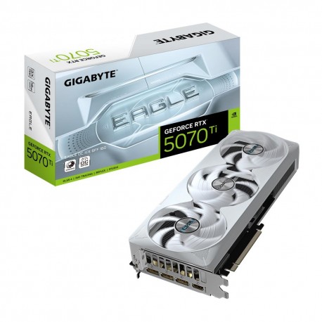 Graphics Card|GIGABYTE|NVIDIA GeForce RTX 5070 Ti|16 GB|GDDR7|256 bit|PCIE 5.0 16x|Triple slot Fansink|1xHDMI|3xDisplayPort|N507