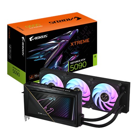 Gigabyte AORUS GeForce RTX 5090 XTREME WATERFORCE 32G | NVIDIA | 32 GB | GeForce RTX 5090 | GDDR7 | HDMI ports quantity 1 | PCI-
