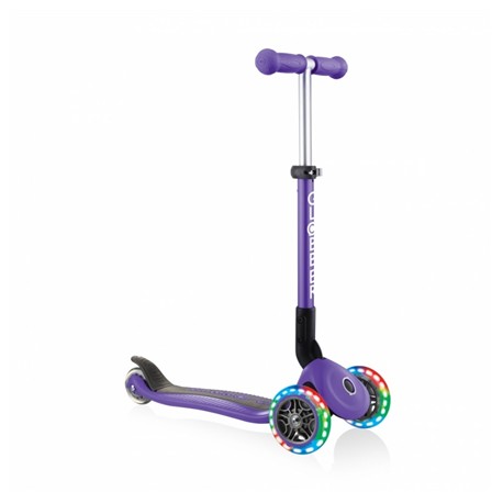 Globber | Junior Scooter | Purple | Scooter Junior Foldable Fantasy Lights | 437-103