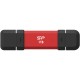 Silicon Power DS72 | 1000 GB | USB Type-A/USB Type-C 3.2 Gen 2 | Red