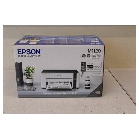 SALE OUT. Epson EcoTank M1120 | Epson Printer | EcoTank M1120 | Inkjet | Mono | Standard | Wi-Fi | Grey | DAMAGED PACKAGING
