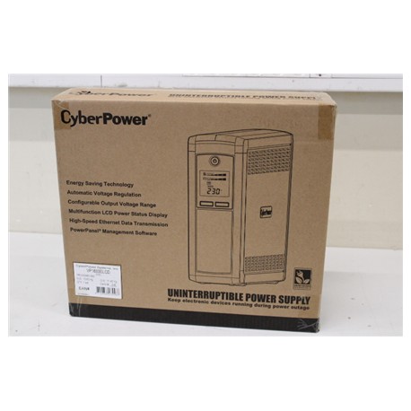 SALE OUT. CyberPower VP1600ELCD Backup UPS Systems | CyberPower | Backup UPS Systems | VP1600ELCD | 1600 VA | 960 W | DAMAGED PA