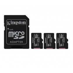 MEMORY MICRO SDXC 64GB UHS-I/3PACK SDCG4/64GB KINGSTON