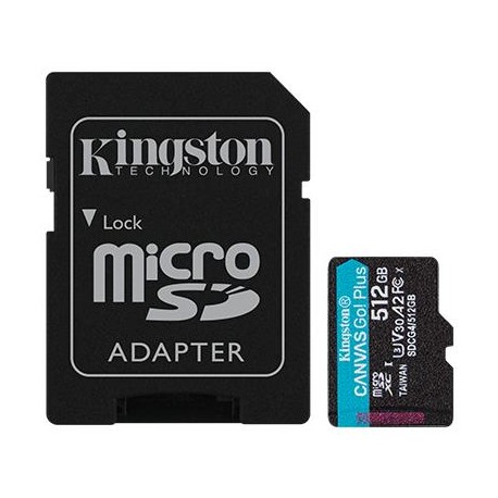 MEMORY MICRO SDXC 512GB UHS-I/W/A SDCG4/512GB KINGSTON