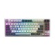 MSI FORGE GK600 TKL WIRELESS SKY | Gaming Keyboard | Wireless | US | Bluetooth | 2.4 GHz, Bluetooth, USB 2.0 | Mechanical Linear