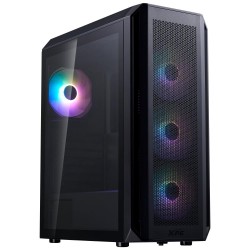 Case|ADATA|VALOR AIR PLUS MID|MidiTower|Case product features Transparent panel|ATX|MicroATX|MiniITX|Colour Black|VALORAIRPLUSMT