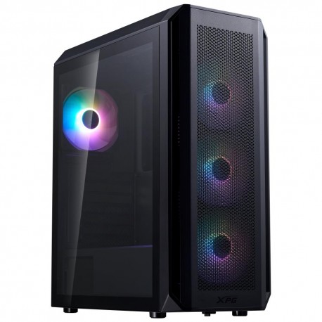 Case|ADATA|VALOR AIR PLUS MID|MidiTower|Case product features Transparent panel|ATX|MicroATX|MiniITX|Colour Black|VALORAIRPLUSMT