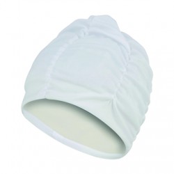 Fashy | FASHY Ruched Fabric Women's Swim Cap | White