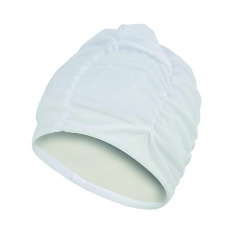 Fashy | FASHY Ruched Fabric Women's Swim Cap | White