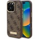 GUESS | GUHMP16LU4GPRW | Case | iPhone 16 Pro | Apple | Thermoplastic/Polyurethane | Brown