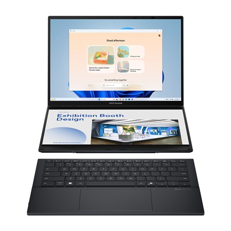 Asus Zenbook Duo UX8406CA-PZ068X | Basalt Gray | 14 " | OLED | Touchscreen | 3K | 2880 x 1800 pixels | Glossy | Intel Core Ultra
