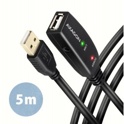 CABLE USB2.0 A-M/A-F ACTIVE/5M ADR-205 AXAGON