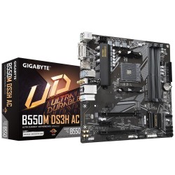 Mainboard|GIGABYTE|AMD B550|SAM4|Micro-ATX|Memory DDR4|Memory slots 4|1xPCI-Express 3.0 1x|1xPCI-Express 3.0 4x|1xPCI-Express 4.