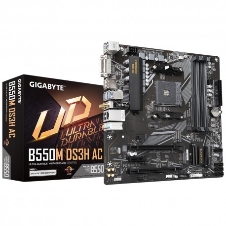 Mainboard|GIGABYTE|AMD B550|SAM4|Micro-ATX|Memory DDR4|Memory slots 4|1xPCI-Express 3.0 1x|1xPCI-Express 3.0 4x|1xPCI-Express 4.