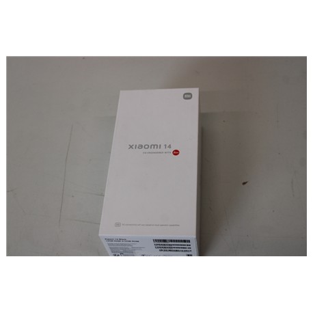 SALE OUT. | Xiaomi | 14 | Black | 6.36 " | LTPO OLED | 1200 x 2670 pixels | Qualcomm | Internal RAM 12 GB | 512 GB | Dual SIM | 