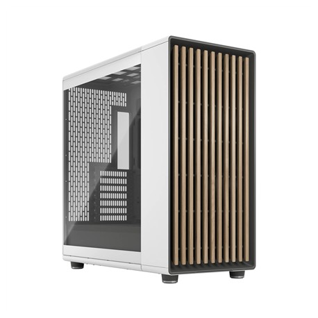 Fractal Design Computer Case | North XL | Chalk White TG Clear | ATX | Power supply included No