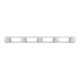Lanberg 19" cable management panel 5 rings - type B 1U | AK-1205-S | Grey
