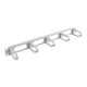 Lanberg 19" cable management panel 5 rings - type B 1U | AK-1205-S | Grey